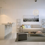Contemporary,Studio,Apartments.,Spacious,Solution,For,Interior,Of,Living,Room