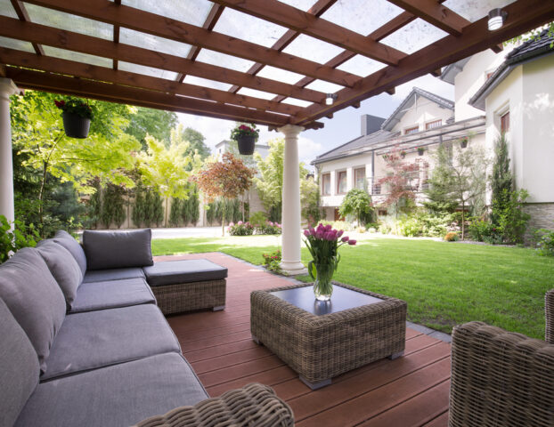 Photo,Of,Luxury,Garden,Furniture,At,The,Patio