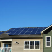 Modern,Apartment,And,Solar,Panels,Installed,On,Roof